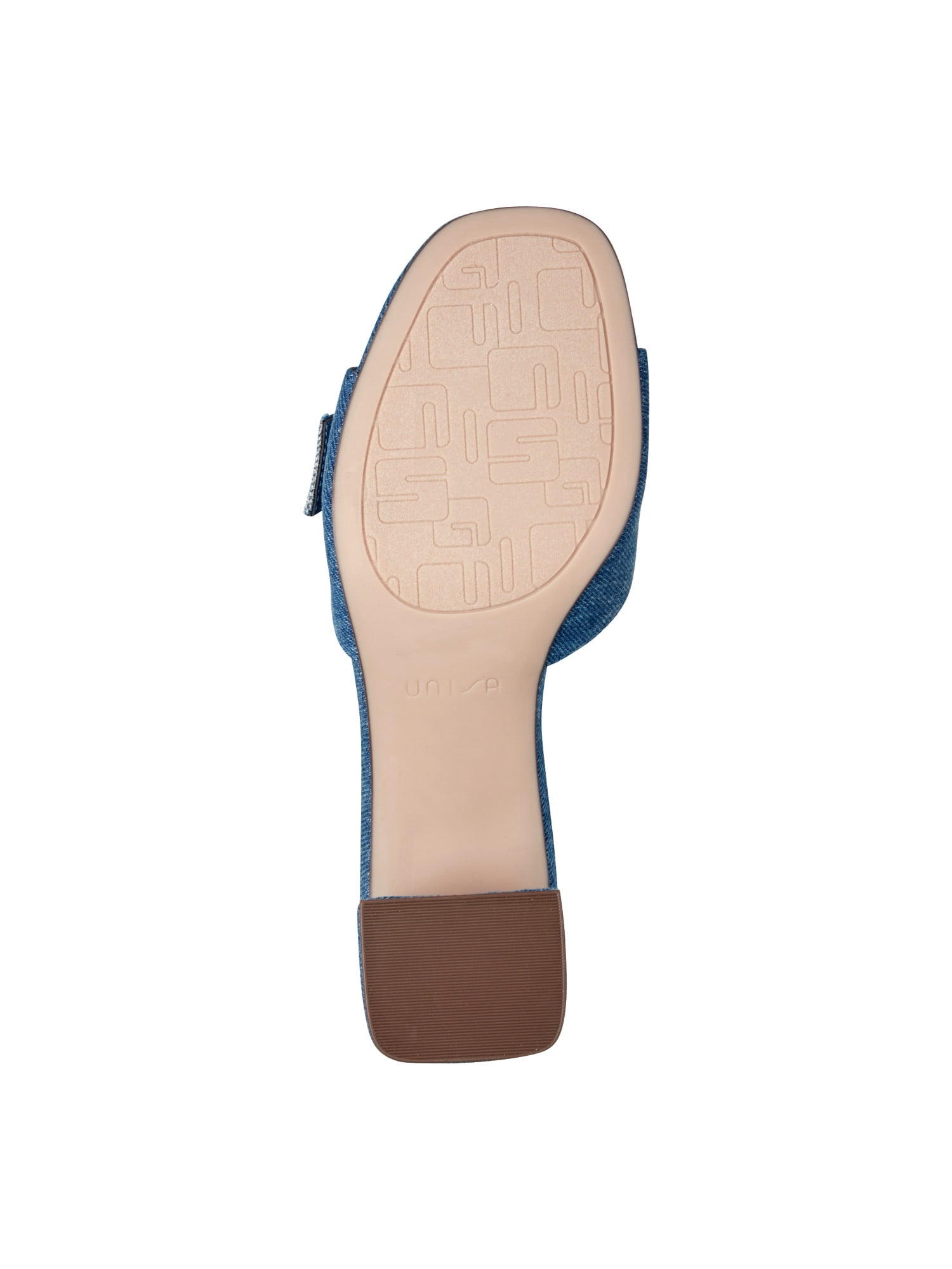Unisa Women's Variten Slide On Block Heel Buckle Sandal