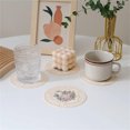 thumbnail image 5 of Embroidered Fabric Coasters for Drinks,Happon Cloth Drink Coasters, Vintage Lace Embroidery Coasters for Tea,Floral Cup Coasters for Home, Wedding, Tabletop Photography Decoration, 5 of 7