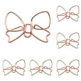 thumbnail image 2 of Fall Decor Outdoor Bowknot Shape Paper Clips Cute Paperclips Metal Paperclips Funny Paper Clips Bookmarks Planner Clips Decorative Bow Paper Clips For School Home, 2 of 5