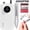White, variant on CHARMDOO Cordless Rechargeable Nail Drill with LCD Display - 1800mAh Portable Electric E-File, USB Manicure & Pedicure Machine for Nail Art and Care.White
