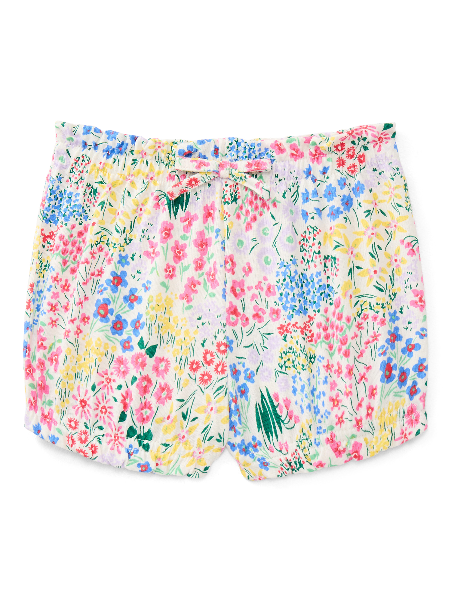 Wonder Nation Baby Girls Bubble Shorts, 3-Pack, Sizes 0-24 Months