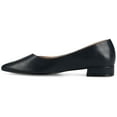 thumbnail image 3 of Journee Womens Carmin Slip On Low Block Heel Pointed Toe Dress Flats, Widths Available, 3 of 10