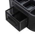 thumbnail image 5 of Pen+Gear Metal Mesh Desktop Organizer, 8 Compartments, Black, 5 of 8