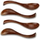 thumbnail image 1 of Cucharas de madera, paquete de 4 cucharas japonesas redondas de madera para sopa Phoebe con mango para niños, arroz, postre, cucharas de cocina para utensilios de cocina y cena, 1 of 7