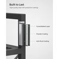 thumbnail image 3 of Metal Storage Rack, Shelving Unit with X Side Frames, Dense Mesh, x x es, for Entryway, Kitchen, Living Room, Bathroom, Industrial Style, Ink, 3 of 9