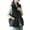 Black, variant on CoCopeaunts Puffer Vest for Women Sleeveless Outerwear Warm Lightweight Fashion Stand-up Collar Down Vest Padded Gilet