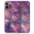 thumbnail image 5 of DesignSkinz Vibrant Sparkly Pink Nebula Full-Body Skin Decal Wrap Cover for iPhone 12 Pro, 5 of 9