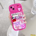 thumbnail image 1 of Carcasa Para Samsung A04E A14 A03s A13 A04 A11 A50 A20 A12 A52s A33 A53 A32 A30s M32 A51 A52 A50s A02s M22 A21s A31 F22 A22 A04s A23 Cherry Sweet Gradient Love Heart Funda De Borde Ondulado Gao Jiahui unisex, 1 of 2