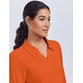 thumbnail image 6 of Pinspark Workout Tops for Women Long Sleeve UPF 50+ Sun Shirts Lightweight Running Hiking Athletic Top Quick Dry Golf Polo, 6 of 6