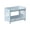Blue #4, variant on 2-Tier Plastic Storage Shelf – Desktop Double Layer Organizing Rack for Student Desk,Cosmetics,Stationery,Bathroom,Kitchen Countertop,9.4 x 5.9 x 7 Inches