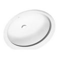 thumbnail image 6 of Swan ULAD-1913-010 Swanstone 13" x 19" Undermount Oval Bathroom Sink with Overflow, Available in Various Colors, 6 of 7