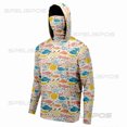 thumbnail image 3 of SPELISPOS Sudadera con capucha para hombre, camisetas de pesca, sudadera de manga larga, sombrero, jersey, máscara facial UV, ropa de pesca para exteriores, secado rápido, 3 of 5