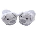 thumbnail image 2 of Funny Slippers piggy slippers for women Warm Animal Slippers Furry Pink Pig Slippers(5-8, Grey Pig), 2 of 5