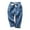 Sky Blue, variant on YunPes Toddler Baby Baggy Jeans Baby Boys Drawstring Pants Boys Girls Harem Pants Pull on Denim Joggers Loose Elastic Waist Pants