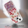 thumbnail image 6 of XPM for Apple iPhone 16e Phone Case, Fashion Beautiful Epoxy Design Hybrid Fashion Stylish TPU Protective, Shockproof Hybrid PC Cover for Apple iPhone 16 E (6.1") (Red Tulip Flower), 6 of 6