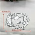 thumbnail image 5 of Landscape Metal Die Cuts, Forest Lake Cutting Dies for DIY Scrapbooking Album Decorative Card Making Stencil, 5 of 5