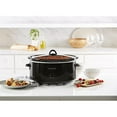 thumbnail image 4 of Crock-Pot SCV800-B 8-Quart Black Oval Manual Slow Cooker with Warm Settings, 4 of 5
