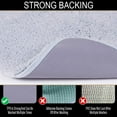thumbnail image 5 of Eurotex Microfiber Bathroom Rugs, Non Slip & Machine Washable, Lilac - 17 X 24, 5 of 6