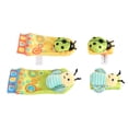 thumbnail image 2 of Conjunto de calcetines con sonajero de muñeca para bebé, sonajeros de manos y pies de animales de dibujos animados suaves y bonitos para bebés de 0 a 1 años tipo 2, 2 of 9