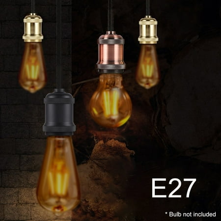 

Poseidon Retro Aluminum E27 Ceiling Lamp Holder Pendant Light Socket Decorative Accessory