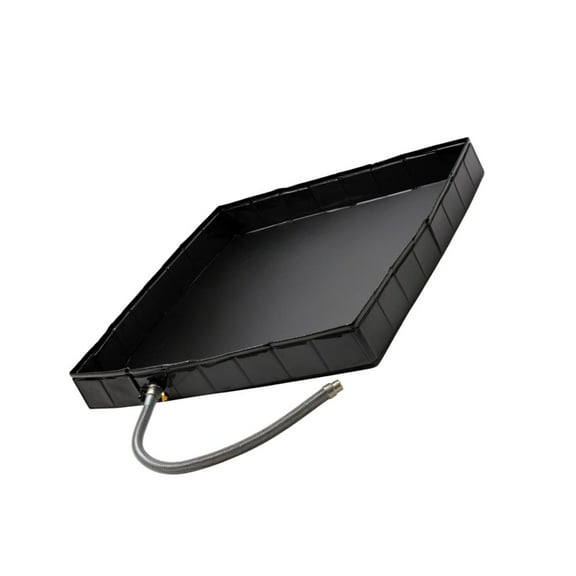 lixuesong Portable Shower Base for Camping Shower Floor Foldable Shower Pan with Drain Pipe Shower Stall for Indoor Outdoor