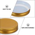 thumbnail image 2 of 10 Pcs Tinplate Cover Multipurpose Jar Lids Glass Canning Cap Covers for Home Reusable Small Mouth, 2 of 6