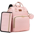thumbnail image 1 of Mochila para pañales ROSEGIN, color rosa, para bebés y niñas de 35 litros de capacidad, 1 of 8