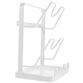 thumbnail image 5 of Pot Lid Draining Stand Wall-mounted or Countertop Storage Rack Multi-use Cutting Board Holder, 5 of 8