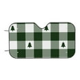thumbnail image 7 of Goofa Green White Lumberjack Plaid Printed Car Windshield Sunshade,Foldable Reflective Sun Visor,UV Protection Heat Blocker Sunshade,Car Cooling Accessory-, 7 of 7