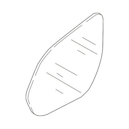 Genuine OE Volkswagen Mirror Glass - 3CN-857-522-L