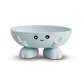 thumbnail image 2 of Paja de trigo PP Box Encantador portátil Lavable Antideslizante 6 Agujeros de drenaje Caso interior Casa Baño Baño Bandeja Accesorios Azul Inevent HA011713-01, 2 of 7