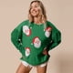 thumbnail image 3 of Sudaderas con lentejuelas de moda navideña 2024 para mujer, lindas camisetas de suéter de gran tamaño con gráfico de Papá Noel, sudaderas con capucha de manga larga, 3 of 5