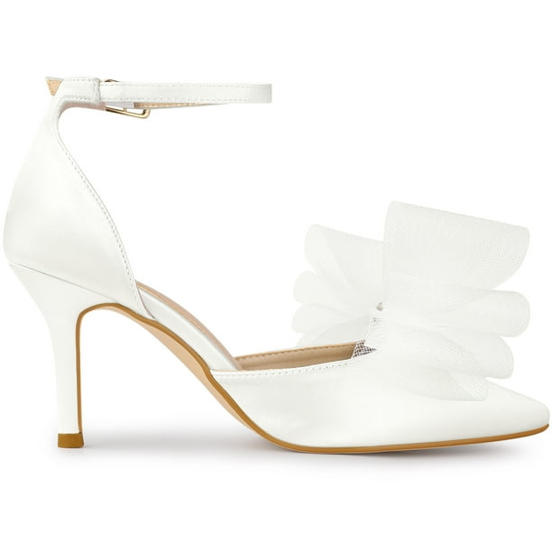 Bow stiletto heels top