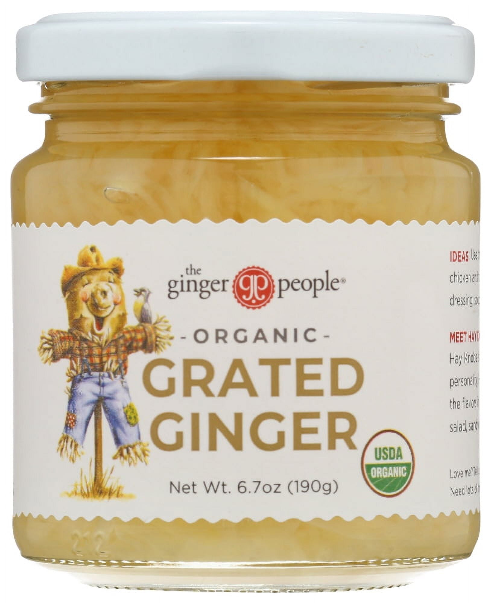 The Ginger People Organic Ginger Grated, 6.7 Oz