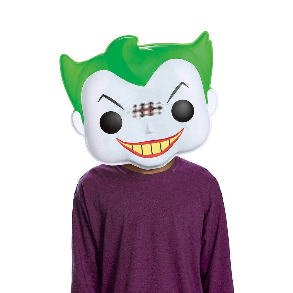 Anklage grund uformel Disguise The Joker Funko Pop! Exclusive Costume Half Mask - Walmart.com