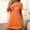 Orange, variant on TMOYZQ Womens Valentine's Day Nightgowns Short Sleeve Crew Neck Cute Print T Shirt Dresses Casual Loose Fit Lounge T Shirt Dress Nightgowns