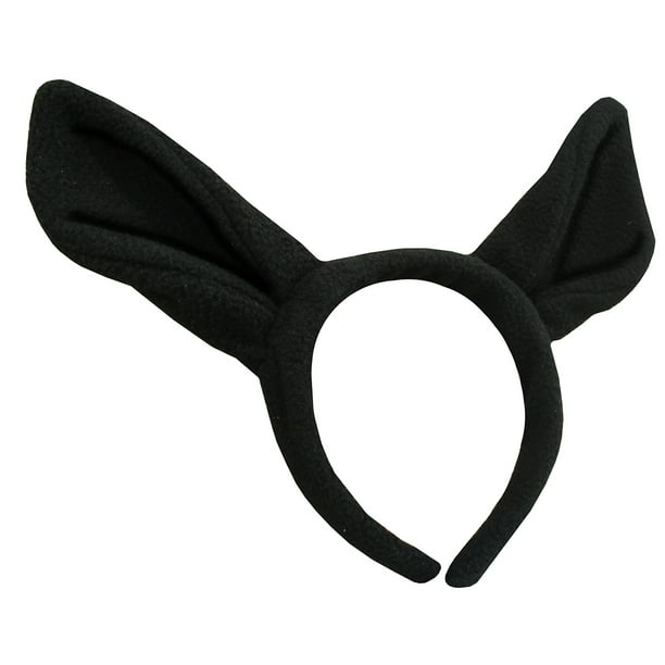 Nicky Bigs Unisex Costume Accessory Bat Ears Headband, Black, One