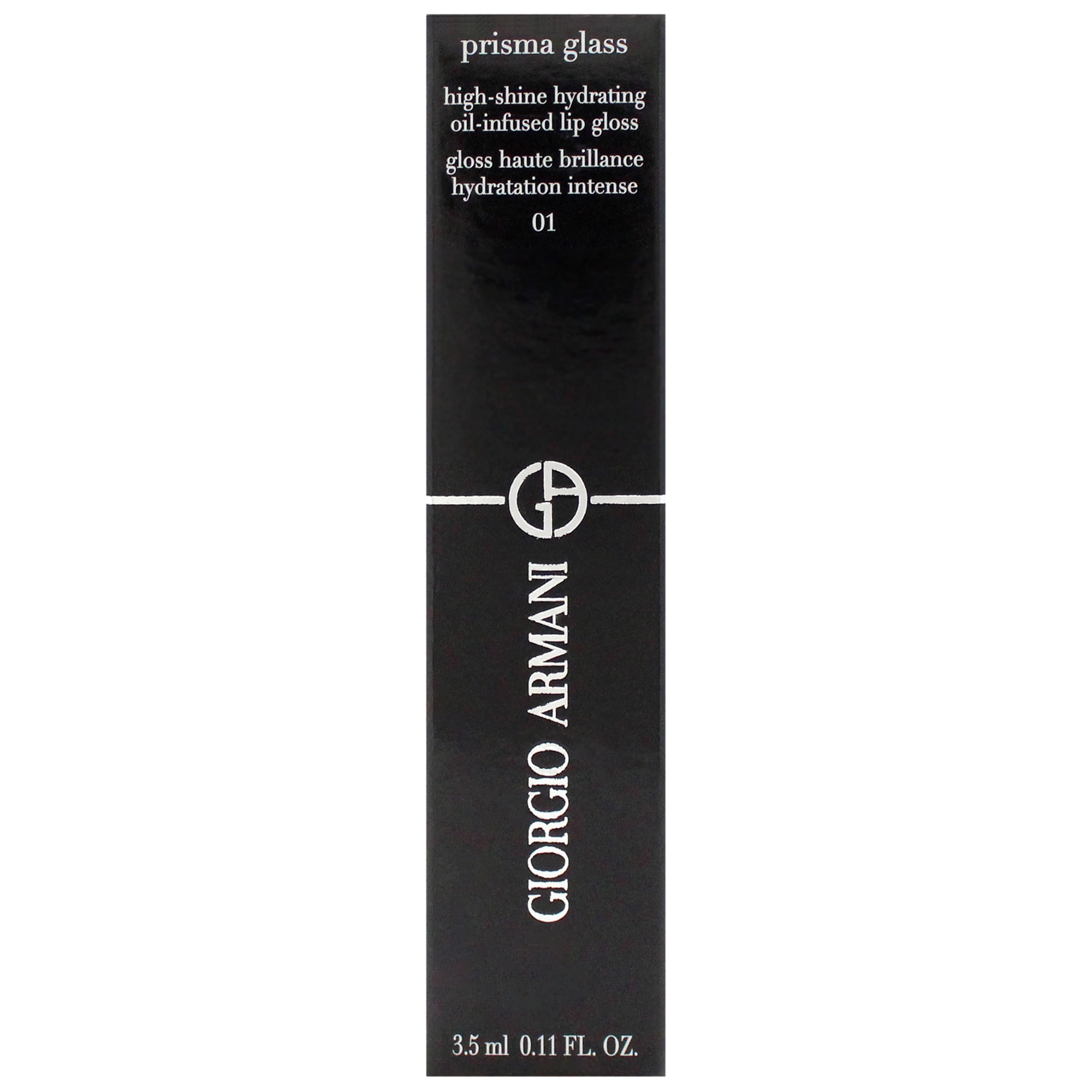 Giorgio Armani Prisma Glass Lip Gloss - 01 Clear Shine , 0.11 oz Lip Gloss