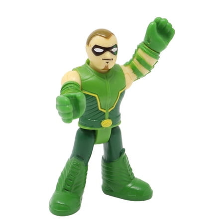 Replacement Part for Fisher-Price Imaginext Toddler Super Hero Playset - Replacement Poseable Green Arrow Figure - Green Suit and Mask