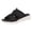 Black, variant on Orthopedic Sandals for Women Athletic Thick Cushion Mesh Slip on Walking Beach Shoes with Comfy Arch Support Khaki Size 8.5