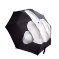 thumbnail image 2 of Paraguas del negro del diseño del dedo medio de la novedad con la resistencia al impacto y la característica plegable（Protección automática contra la lluvia）, 2 of 2