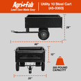 thumbnail image 4 of Agri-Fab Inc. 350 lb Steel Tow Behind Lawn and Garden Cart Model # 45-0303, 4 of 13