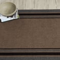 Mainstays Titan Striped Indoor Polypropylene Area Rug, Pecan and Grey