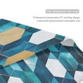 thumbnail image 3 of Yayeee Garden Flag 12"x18" Double Sided Outdoor Yard Lawn Holiday Decorations, Blue White Geometric Patterns, 3 of 6