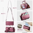 thumbnail image 4 of Crossbody for Samsung Galaxy A37 A57 Case Wallet【RFID Blocking】with 10-Card Holder Zipper Bills Slot, Soft PU Leather Magnetic Flip Wristlet Shoulder Strap Wallet Case for Women, 4 of 13