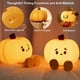 thumbnail image 4 of Lámpara de Noche con Forma de Calabaza, Lámpara Táctil con Forma de Calabaza, 3 Niveles de Brillo, Luz de Noche Cálida y Recargable de Silicona Suave, 4 of 6