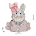 thumbnail image 4 of Bonito conejito de Pascua, planta en maceta, decoración del hogar, maceta de conejito de Pascua para fiestas navideñas Hugtrwg Para estrenar, 4 of 9