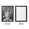 thumbnail image 3 of WFSposter Beagle Dog Sitting on Toilet Wall Art Bathroom Dog Wall Decor Black and White Animal Bathroom Funny Pictures Farmhouse Dog Wall Décor for Toilet Bathroom Framed Artwork 12x16in, 3 of 7