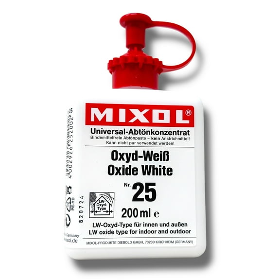 Mixol - A Multipurpose Tinted Base & Universal Colorant ( Oxide White 200ml #25 )
