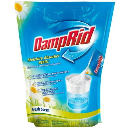 DampRid Moisture Absorber Refill Bag, Fresh Scent, 42